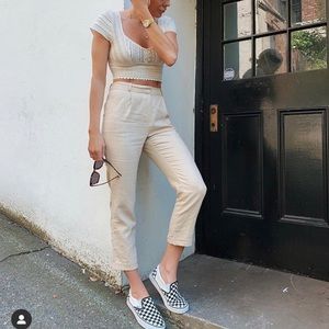 Zara crochet crop top